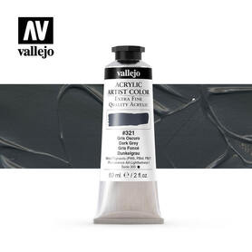 Vallejo Acrylic Artist 60 ml - 321 Dark Grey