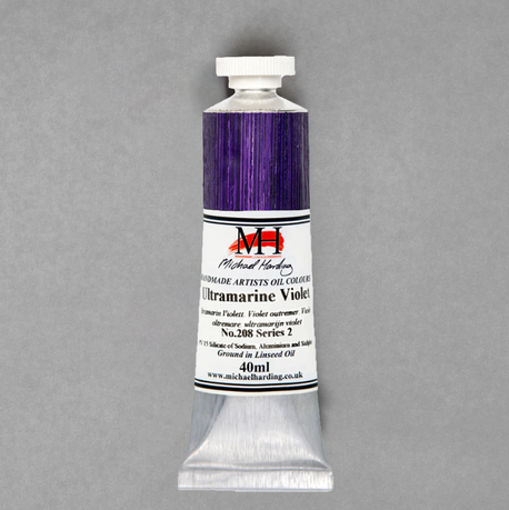  Michael Harding Artystyczne Farby Olejne 40 ml -208 Ultramarine Violet, (1) - Michael Harding Artist Oil  40 ml