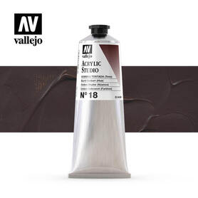 Vallejo Acrylic Studio -18 Burnt Umber (Hue)