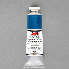 Michael Harding Artystyczne Farby Olejne  40 ml -603 Cerulean Blue