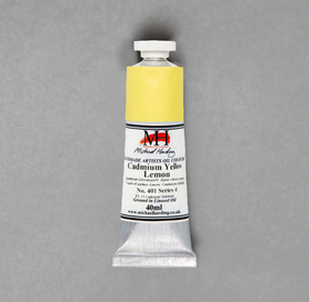 Michael Harding Artystyczne Farby Olejne  40 ml -401 Cadmium Yellow Lemon