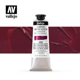 Vallejo Acrylic Artist 60 ml - 606 Quinacridone Red Magenta