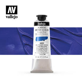 Vallejo Acrylic Artist 60 ml - 603 Cobalt Blue Deep