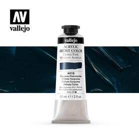 Vallejo Acrylic Artist 60 ml - 418 Phthalo Turquoise