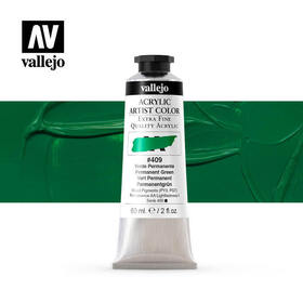 Vallejo Acrylic Artist 60 ml - 409 Permanent Green