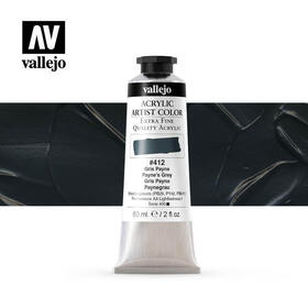 Vallejo Acrylic Artist 60 ml -412 Payne's Grey