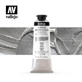 Vallejo Acrylic Artist 60 ml -701 Silver