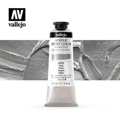 Vallejo Acrylic Artist -701 Silver