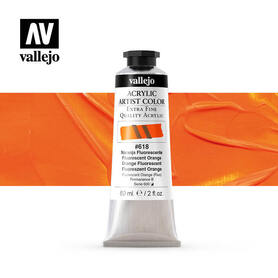 Vallejo Acrylic Artist 60 ml - 618 Fluorescent Orange