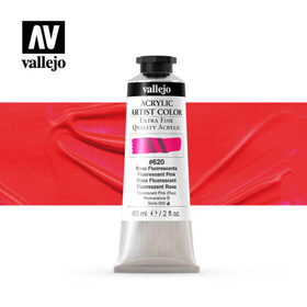 Vallejo Acrylic Artist 60 ml - 620 Fluorescent Pink