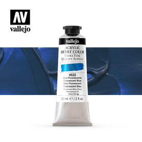 Vallejo Acrylic Artist 60 ml -622 Fluorescent Blue