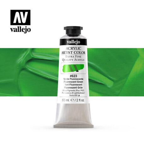 Vallejo Acrylic Artist -623 FluorescentGreen