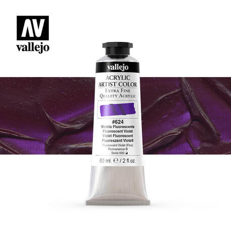 Vallejo Acrylic Artist -624 Fluorescent Violet
