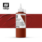 Vallejo Acrylic Studio -45 Dark Cadmium Red (Hue), (2) - Vallejo Arcylic Studio