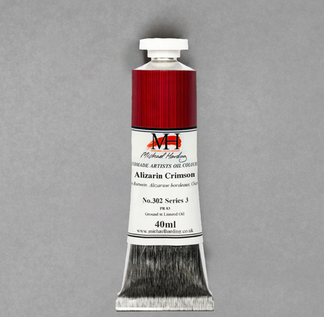 Michael Harding Artystyczne Farby Olejne  40ml -302 Alizarin Crimson, (1) - Michael Harding Artist Oil  40 ml