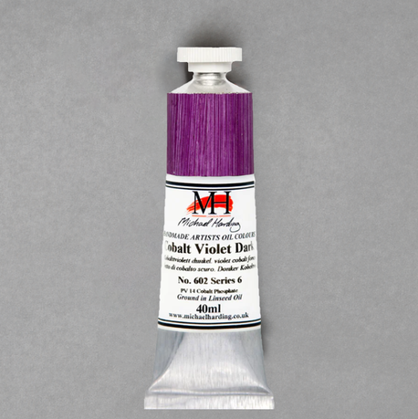 Michael Harding Artystyczne Farby Olejne  40 ml -602 Cobalt Violet Dark, (1) - Michael Harding Artist Oil  40 ml