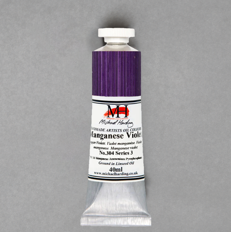 Michael Harding Artystyczne Farby Olejne 40 ml -304 Manganese Violet, (1) - Michael Harding Artist Oil  40 ml
