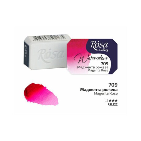 Rosa Akwarela-709 Magenta Rose