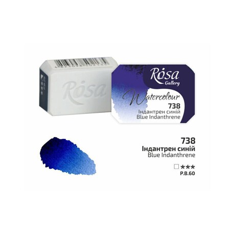 Rosa Akwarela - 738 Blue Indanthrene