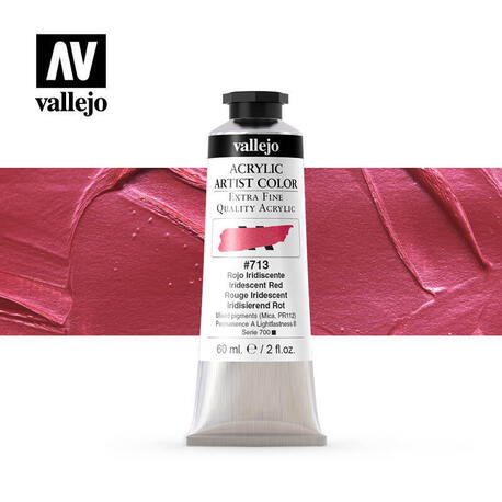 Vallejo Acrylic Artist -713 Iridescent Red