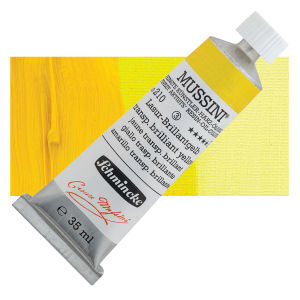 Schmincke Mussini Oil 210 Transparent Brilliant Yellow, (1) - Schmincke Mussini Oil 