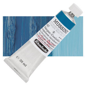 Schmincke Mussini Oil- 487 Manganese Cerulean Blue, (1) - Schmincke Mussini Oil 