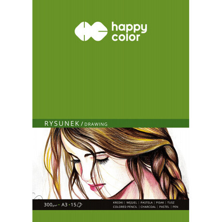 Happy Color Blok Rysunkowy 300g A3, (1) - Szkicowniki