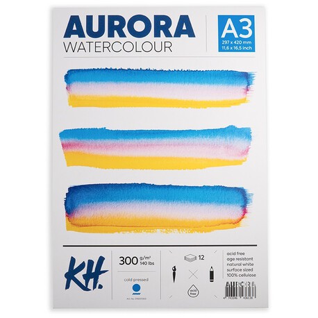 Aurora Blok Akwarelowy Cold Pressed 300g A3