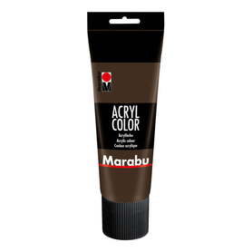 Marabu  Acryl Color  - 045 Dark Brown 225 ml