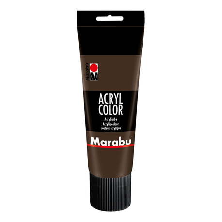 Marabu Akryl Kolor - 045 Dark Brown 225 ml