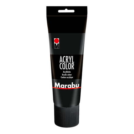 Marabu Akryl Kolor - 073 Black 225 ml