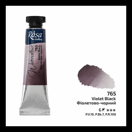 Rosa Akwarela - 765 Violet Black 10 ml